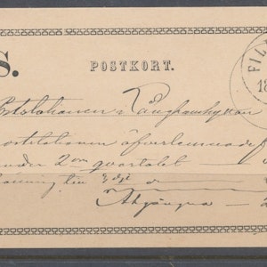 Filipstad 1875 postkort