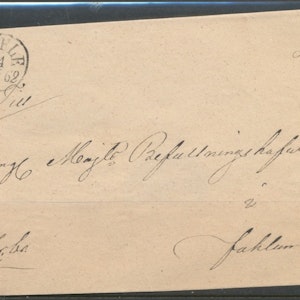 Gefle 1862, fribrev - lilla stämpeln