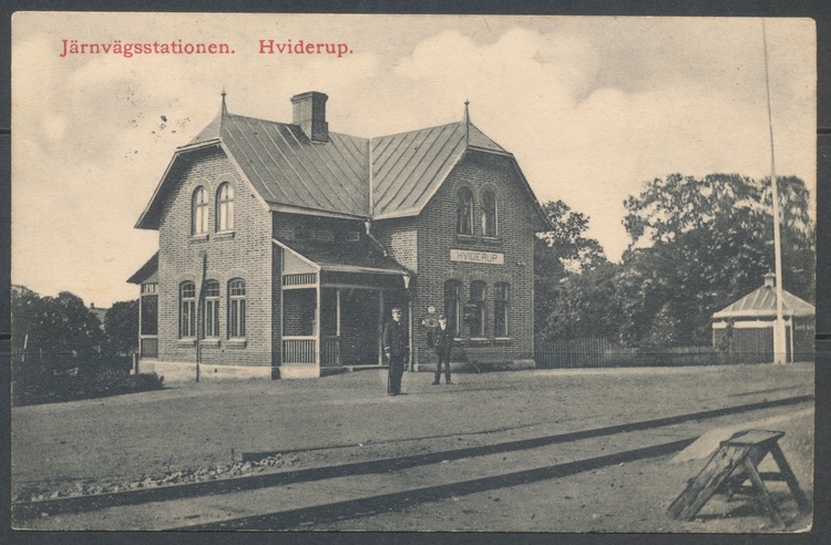 Järnvägsstationen Hviderup