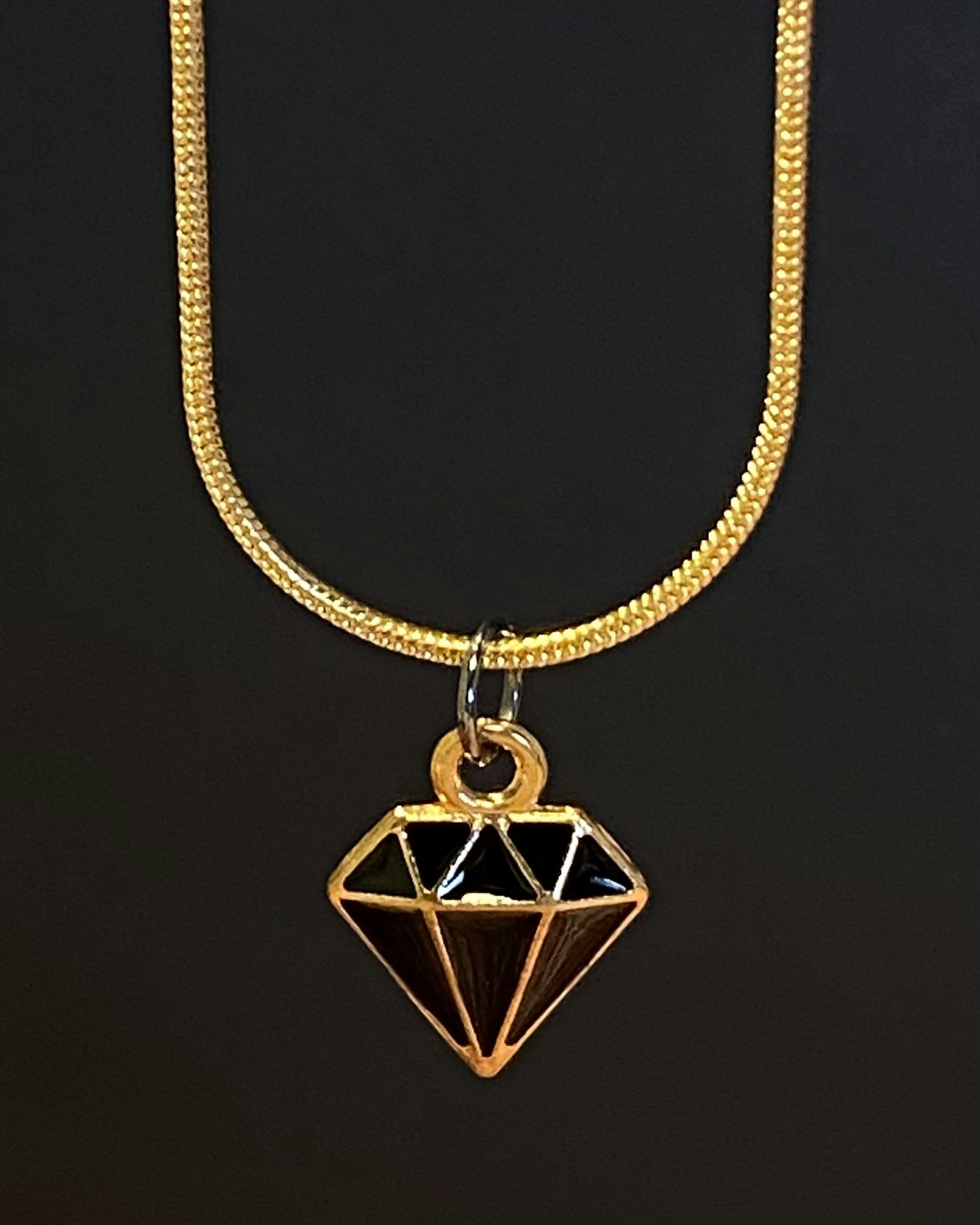 Diamant charmsmykke