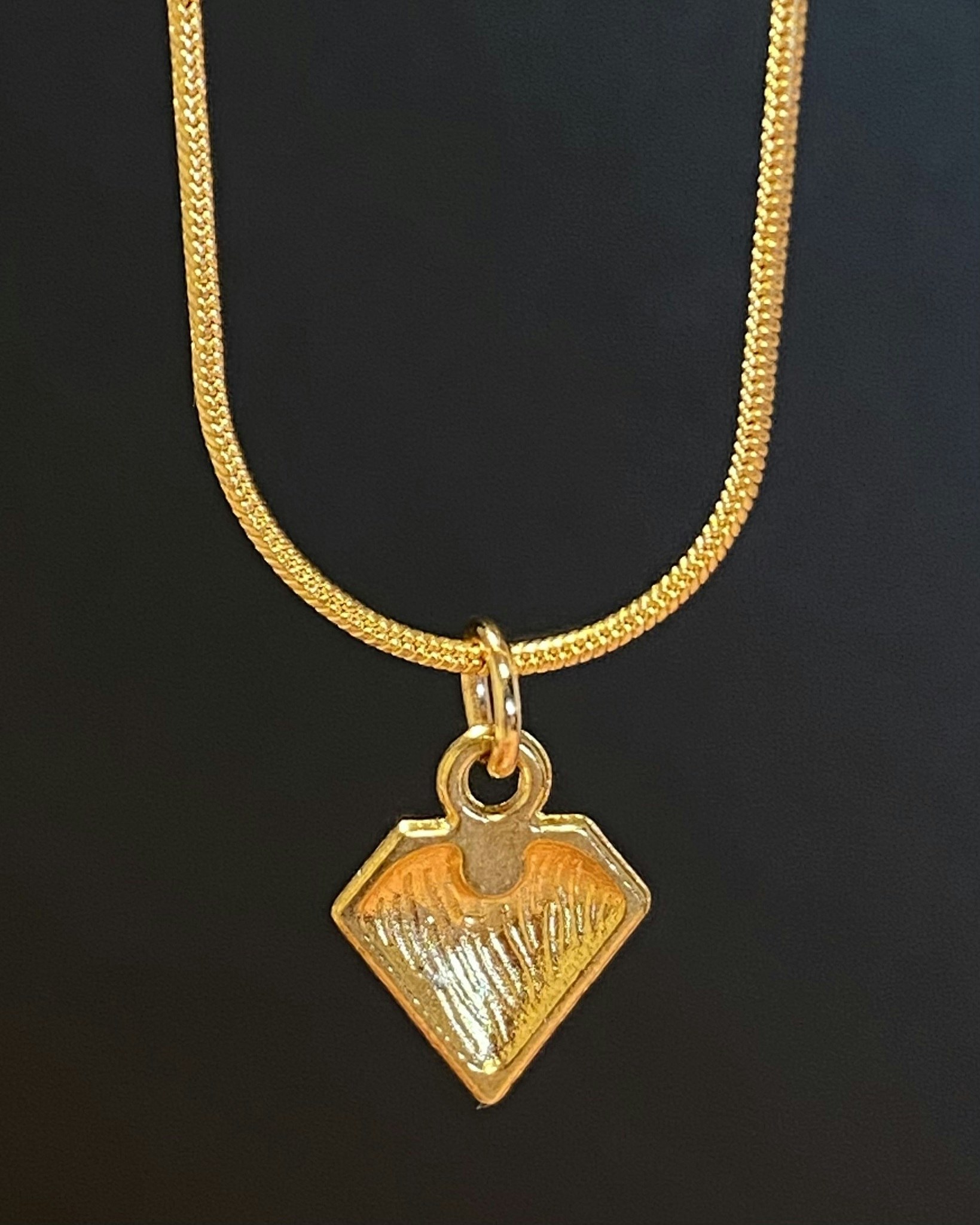 Diamant charmsmykke