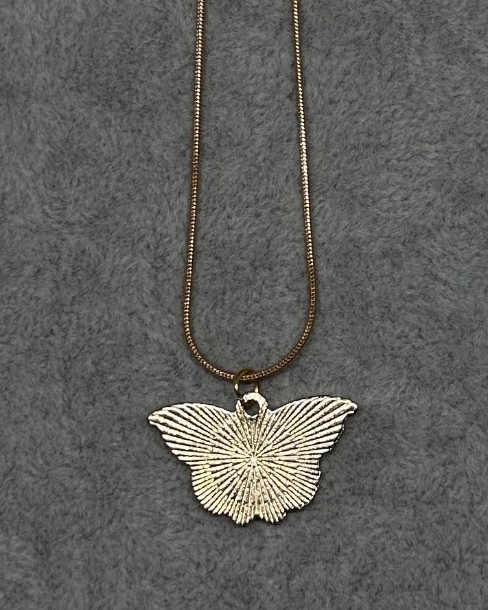 Butterfly charm necklace