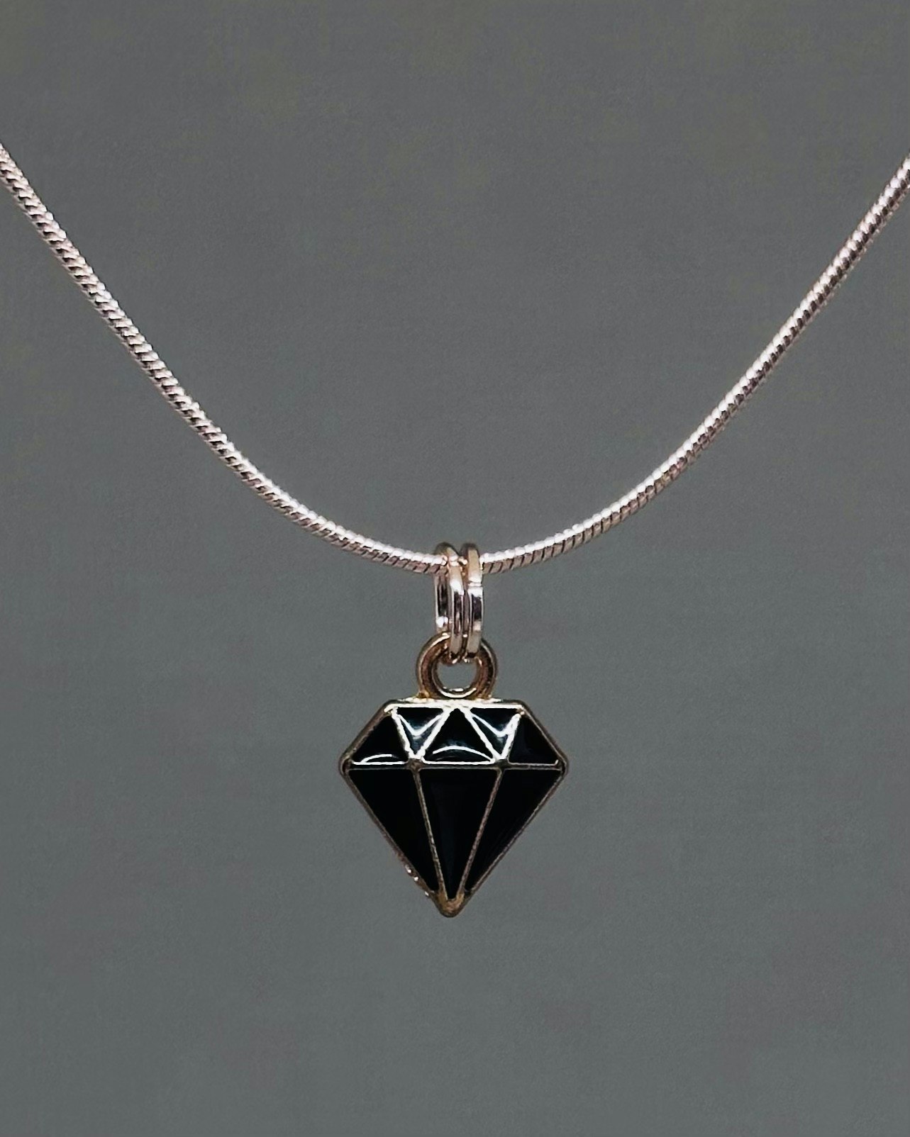 Diamant charmsmykke