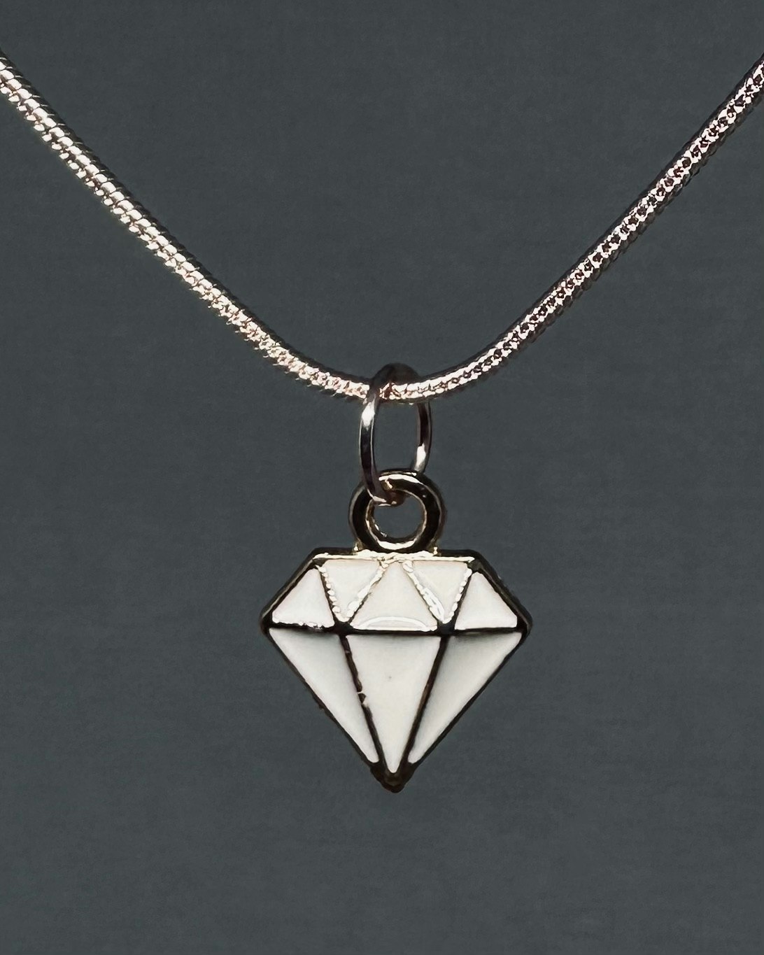Diamant charmsmykke