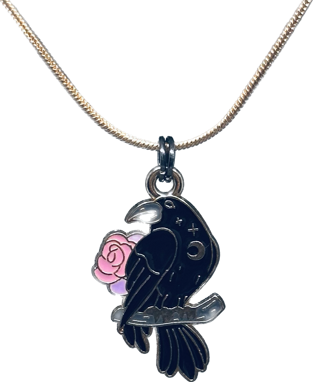 Raven necklace