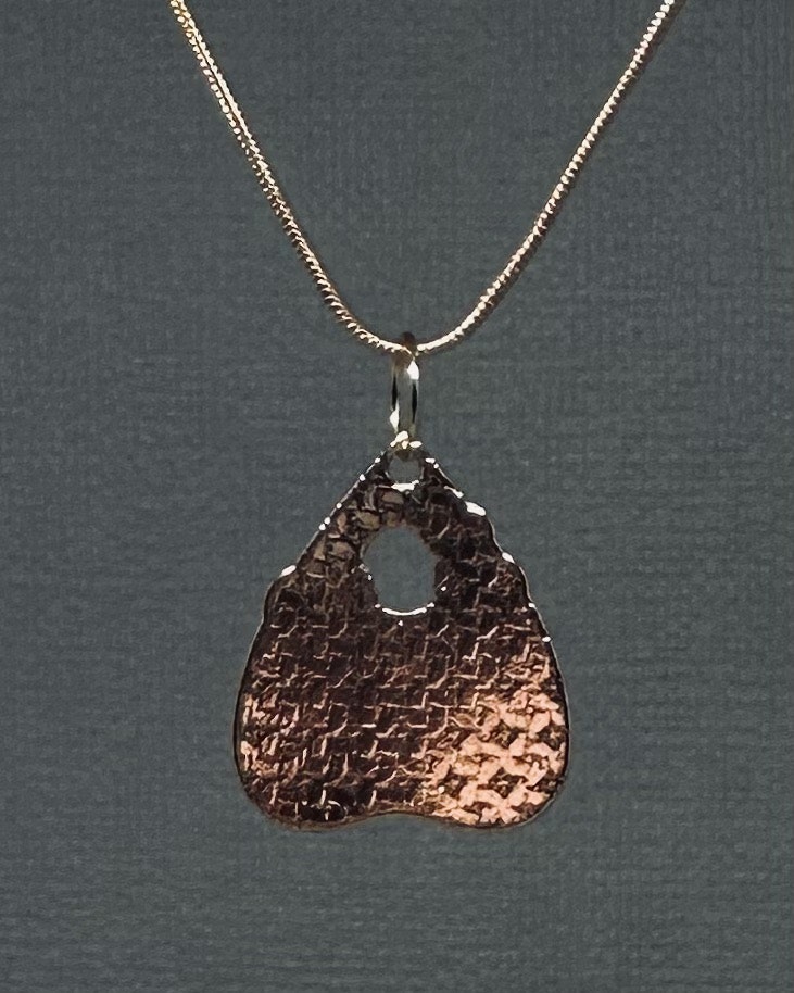 Ouija skull charm necklace