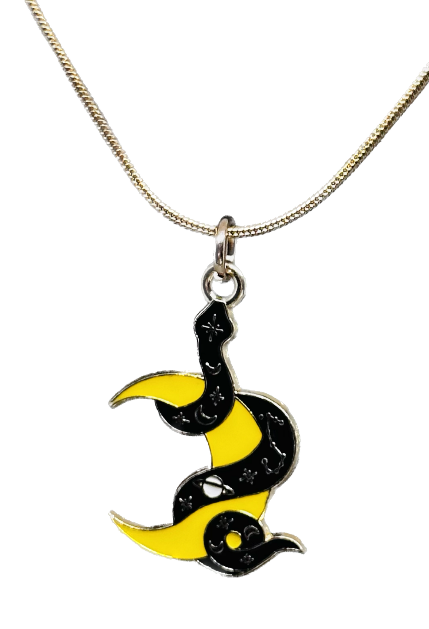 Moon and snake charmsmykke
