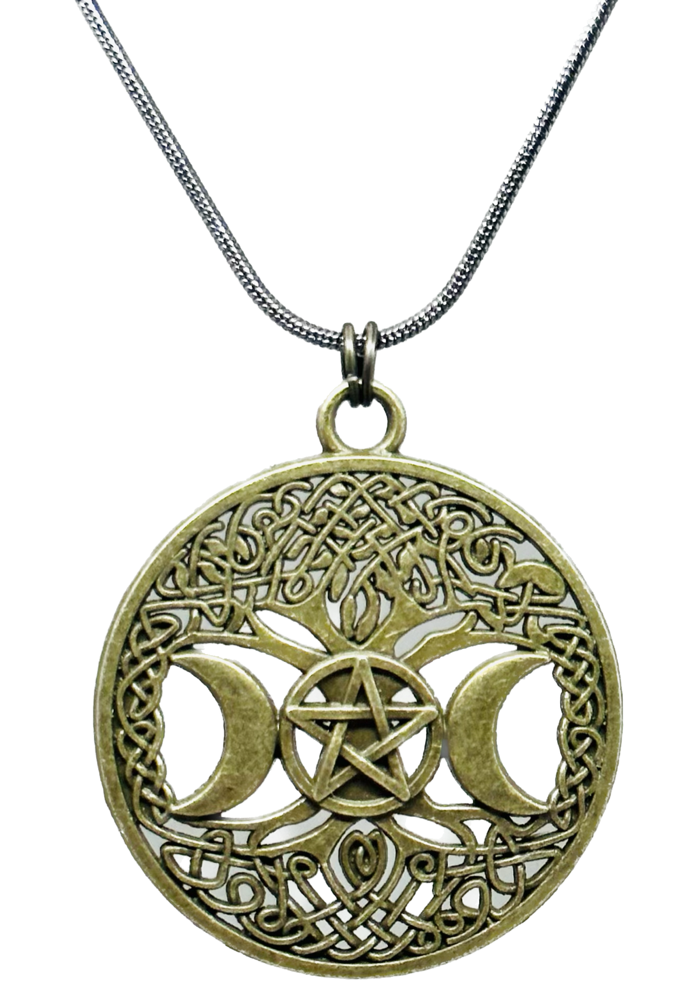 Tree of life charm necklace