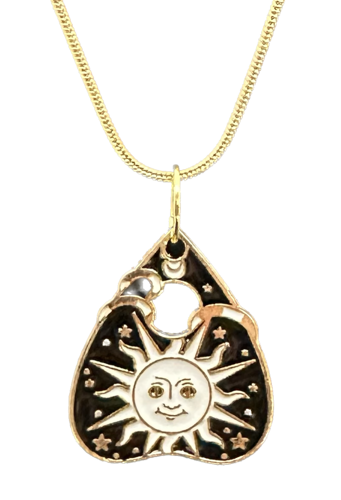 Ouija sun charm necklace