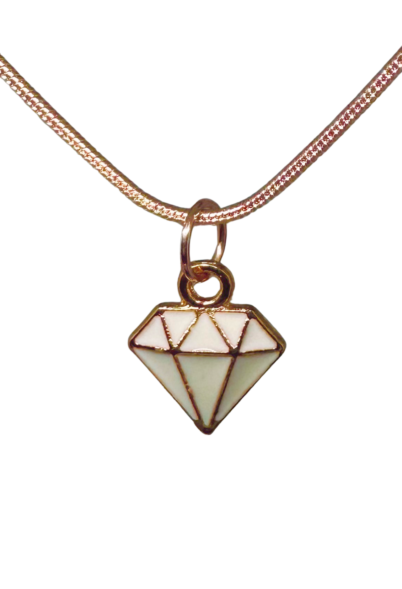 Diamant charmsmykke