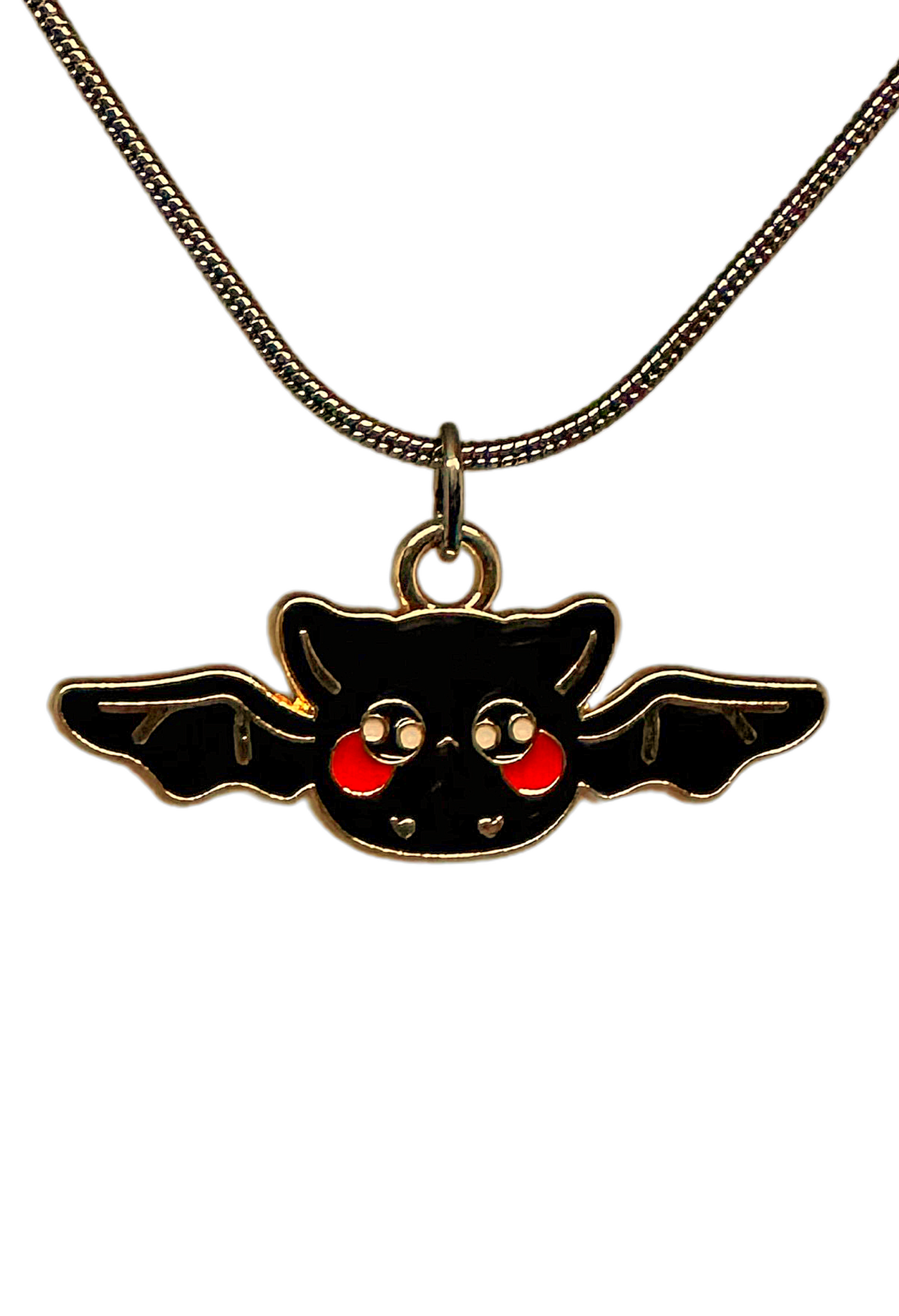 Bat charm necklace