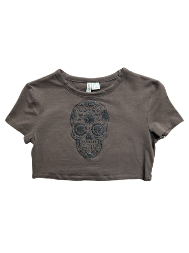 Cropped Sugarskull top