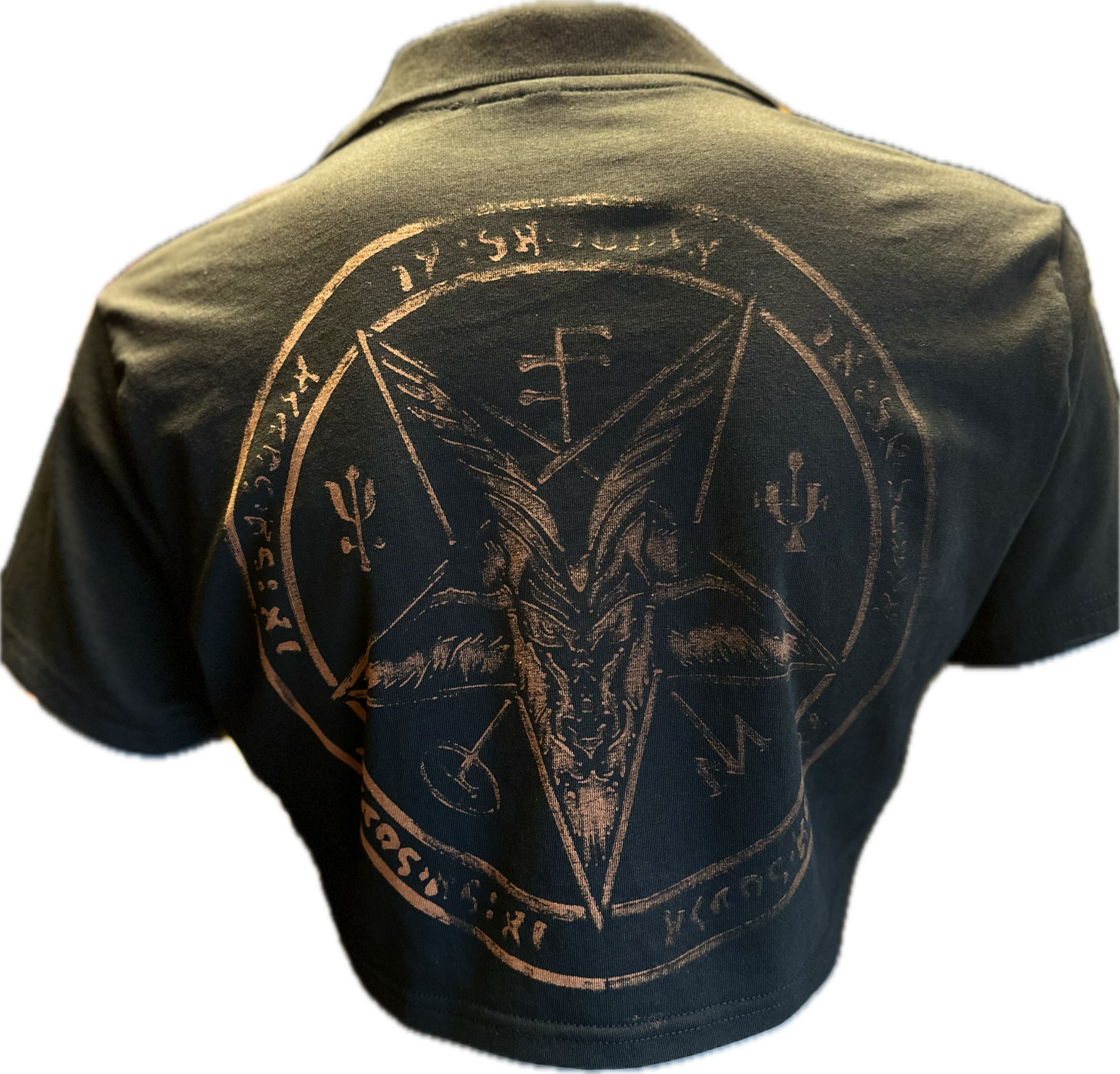 Cropped Baphomet top