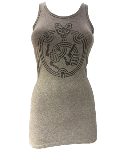 Borre style long and slim tank top