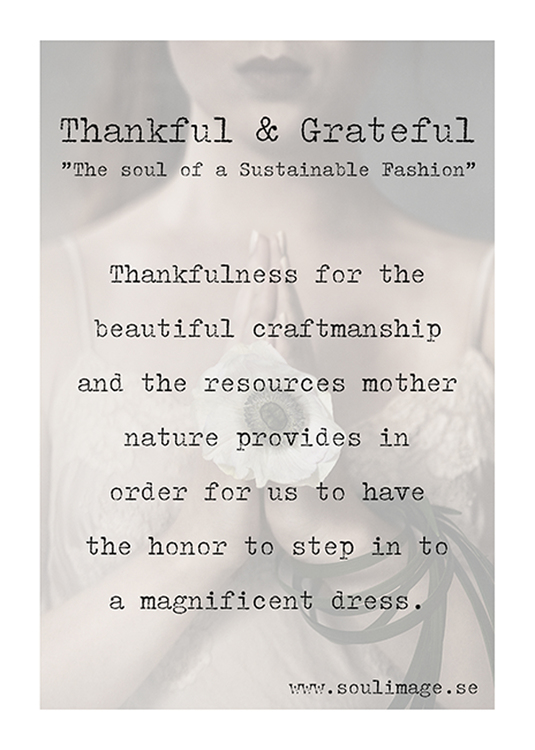 Thankful & Grateful - "The Soul of Sustainable Fashion"