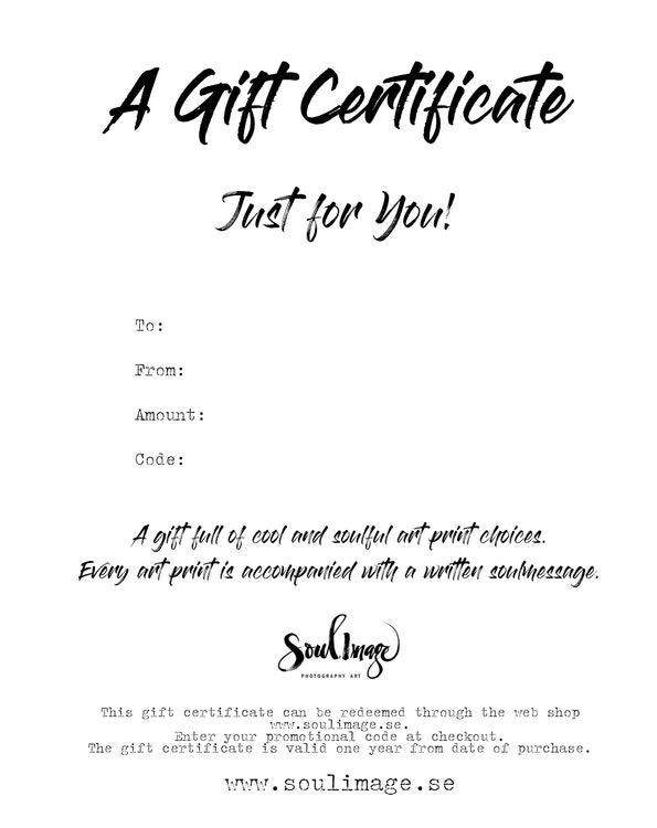 Gift Certificate