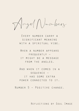 Angel Numbers - ”Reflections”