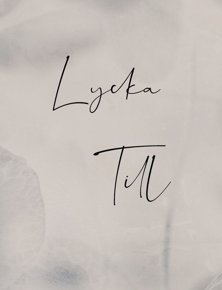 Lycka Till - Greeting card