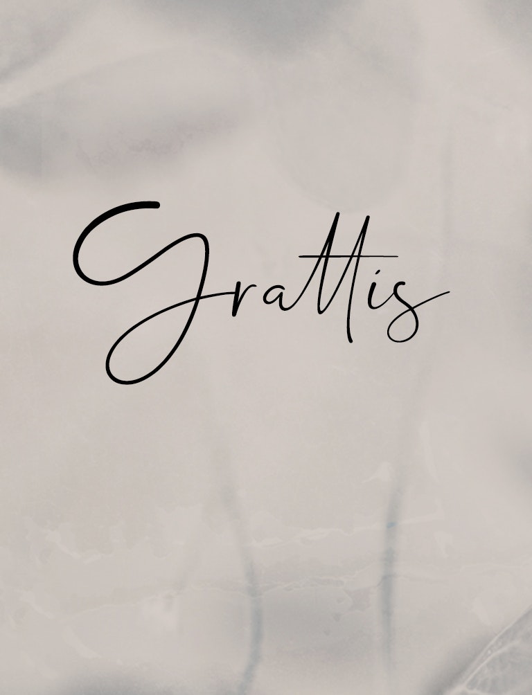 Grattis - Flowercard - 20 pack