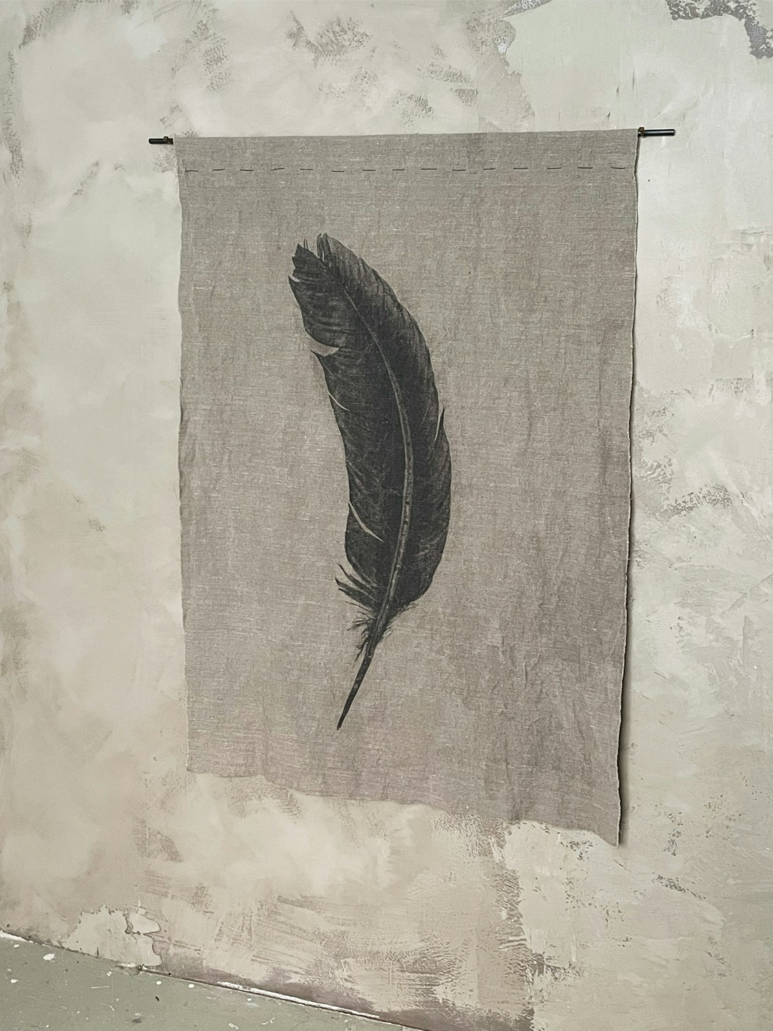 Unique Wall Hanging Pies "The Feather"