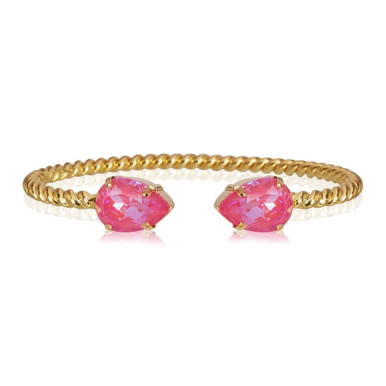 Mini Drop Bracelet/ Lotus Pink