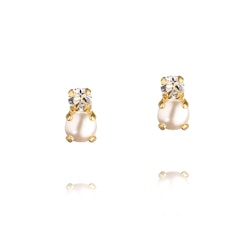 Love Pearl Earrings Gold