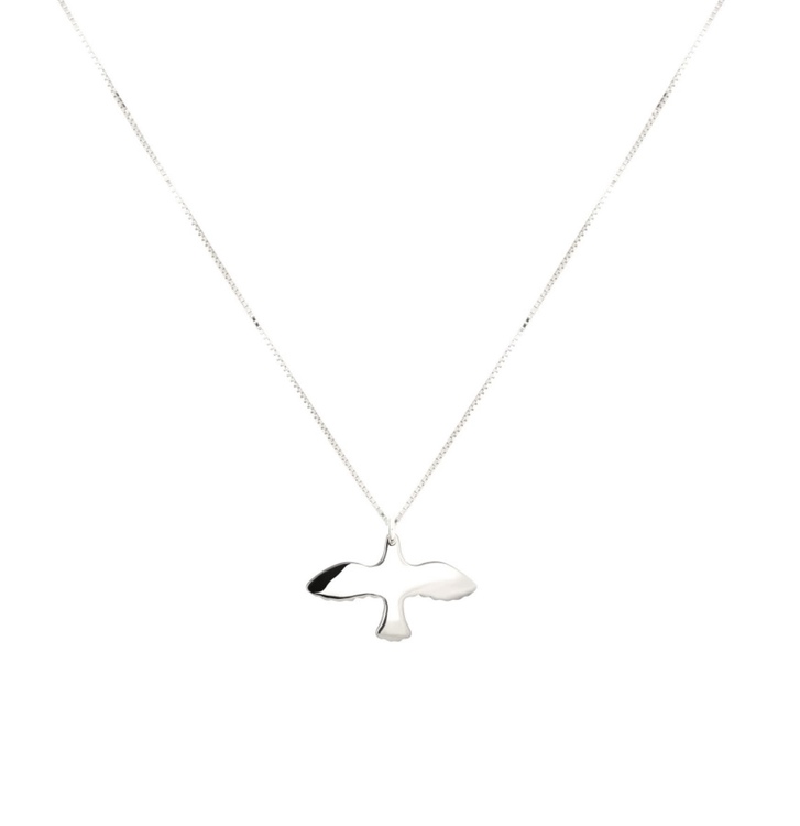 Silver Small Dove Necklace