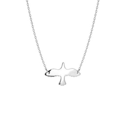Silver Dove Necklace