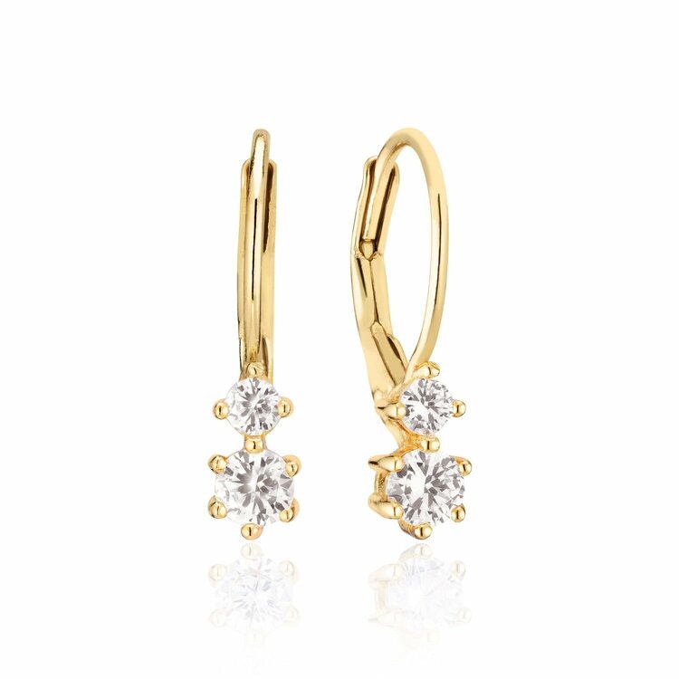 Rimini Due Earrings Gold