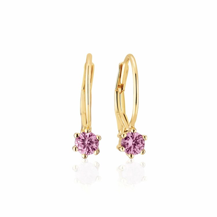 Rimini Earrings Violet Gold