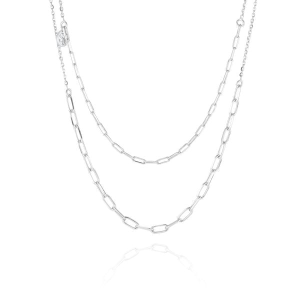 Chain Due Silver