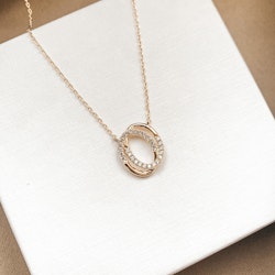 Circle of Paris Necklace Gold