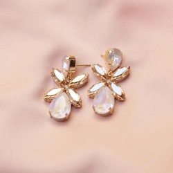 Dione Earrings Ivory Delite/Gold
