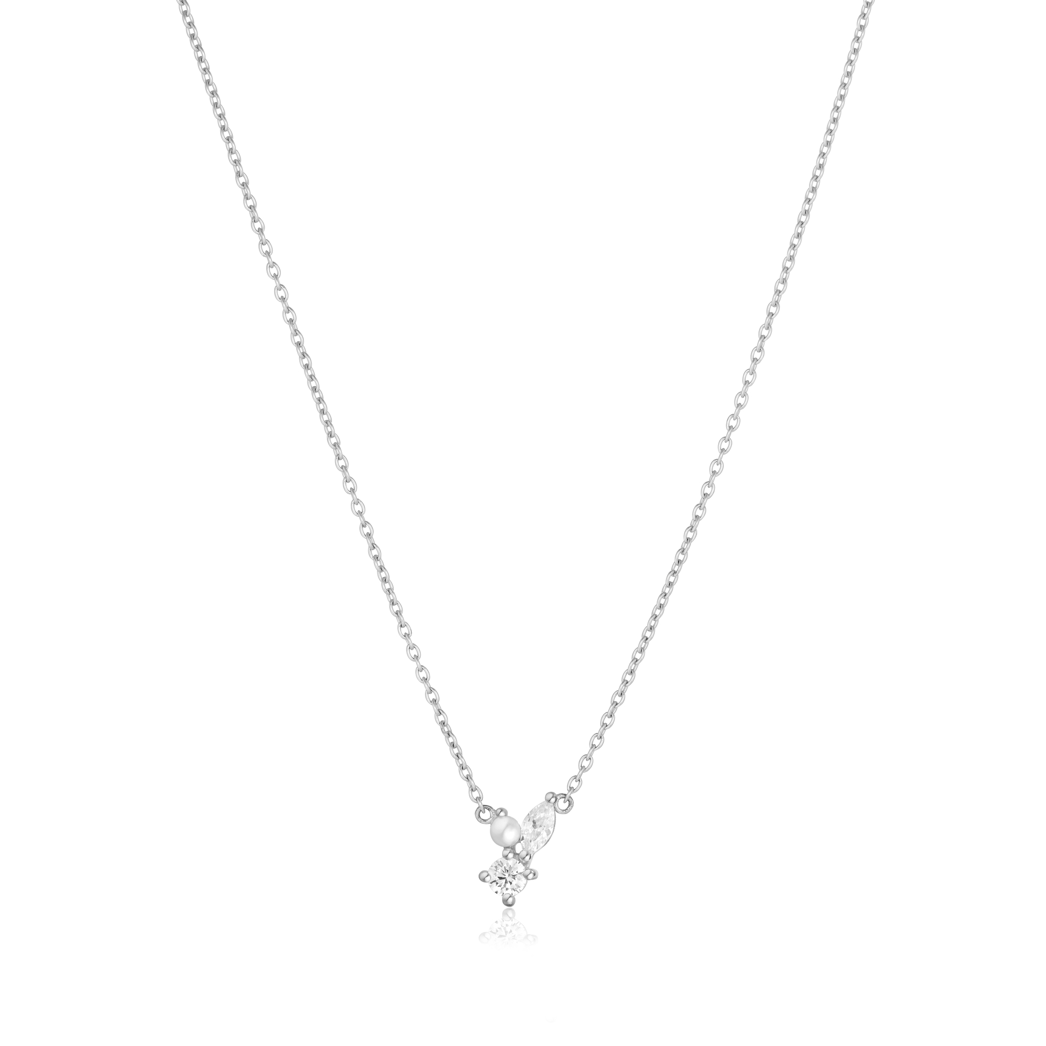 Adria Tre Piccolo Necklace Silver