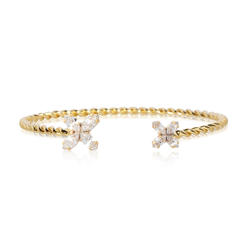 Crystal Star Bracelet Gold