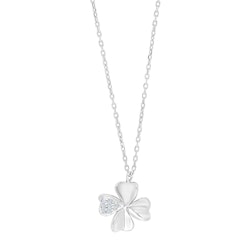 Jolin Clover Necklace Silver