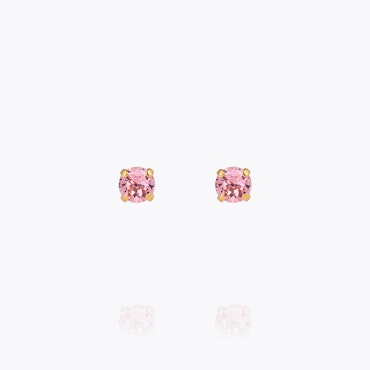 Mini Stud Earrings Gold/Light Rose