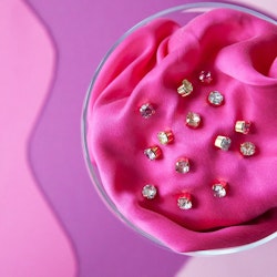 Mini Stud Earrings Gold/Rose