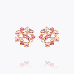 Kassandra Earrings Gold/ Pink Combo