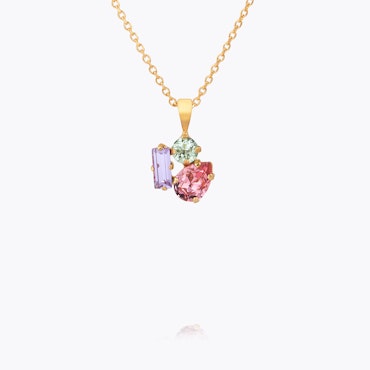 Isa Necklace Gold/ Pastel Combo