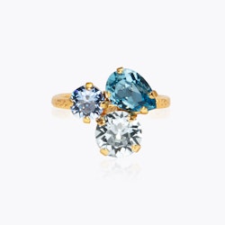 Colette Ring Gold/ Sea Breeze Combo