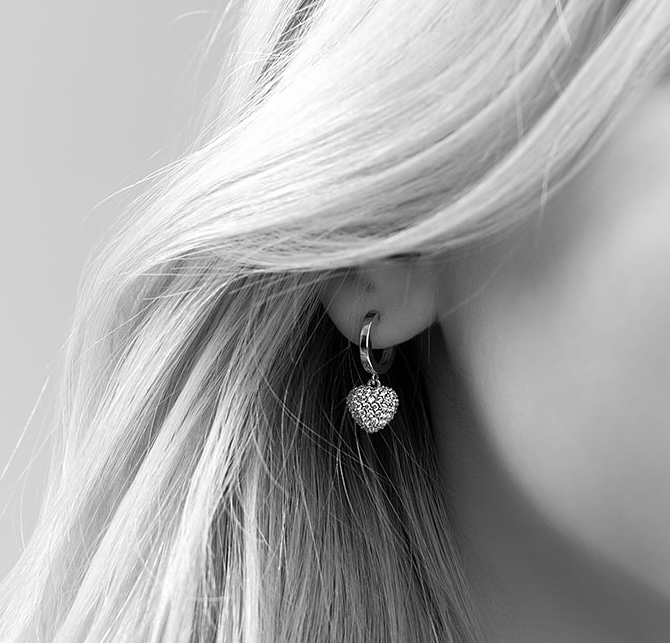Chérie Earrings Silver