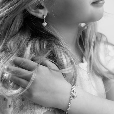 Kids Charm Bracelet Silver