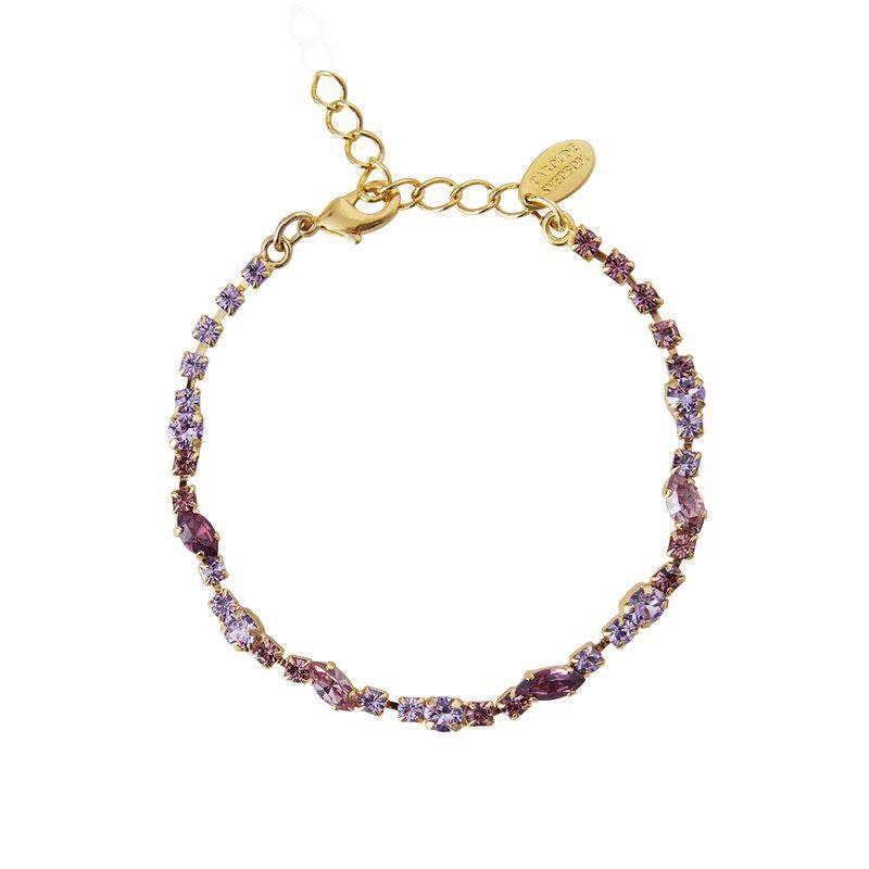 Antonia Bracelet Gold/ Violet Combo