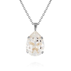 Mini Drop Necklace/ Crystal Rhodium