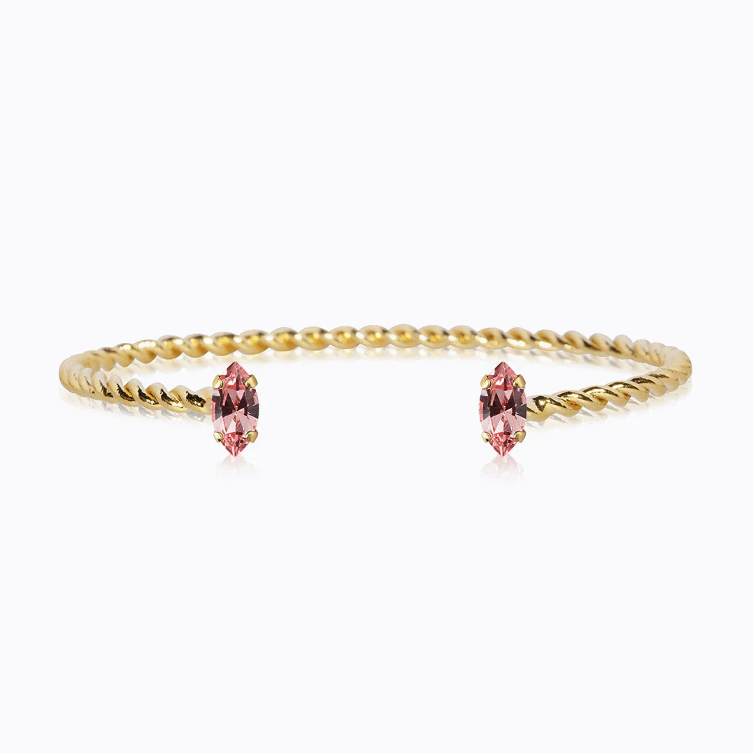 Petite Navette Bracelet Gold/ Light Rose