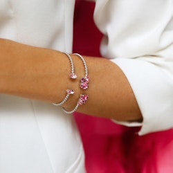 Petite Navette Bracelet Gold/ Light Rose