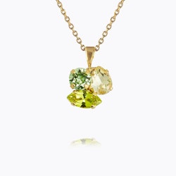 Ana Necklace Gold/ Lime Combo