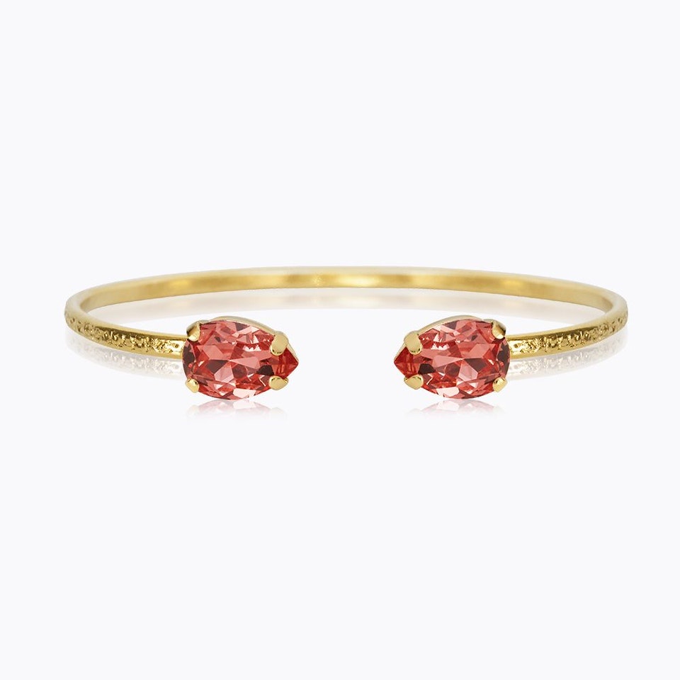 Petite Drop Bracelet Gold/ Rose Peach