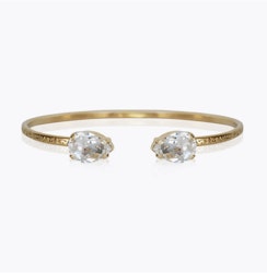Petite Drop Bracelet Gold/ Crystal